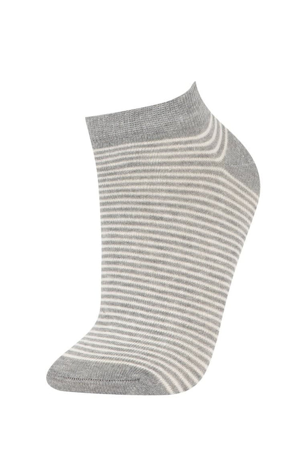 Women Patterned 5-Pack Booties Socks
