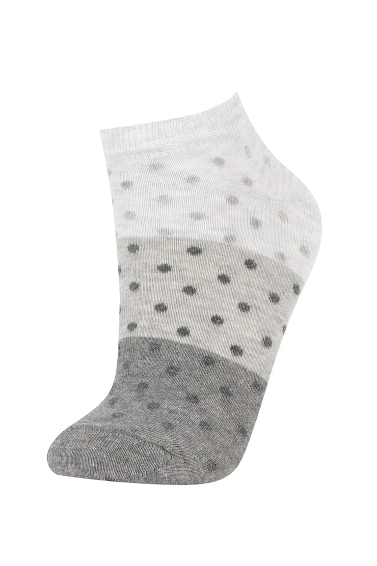 Women Patterned 5-Pack Booties Socks