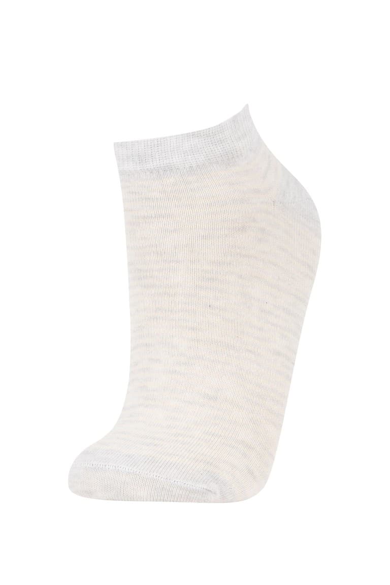Women Patterned 5-Pack Booties Socks