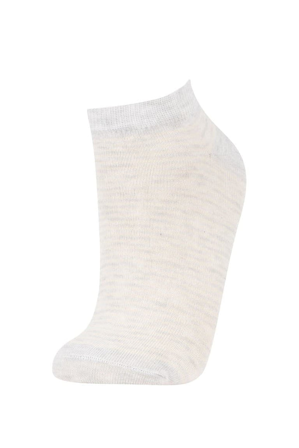 Women Patterned 5-Pack Booties Socks