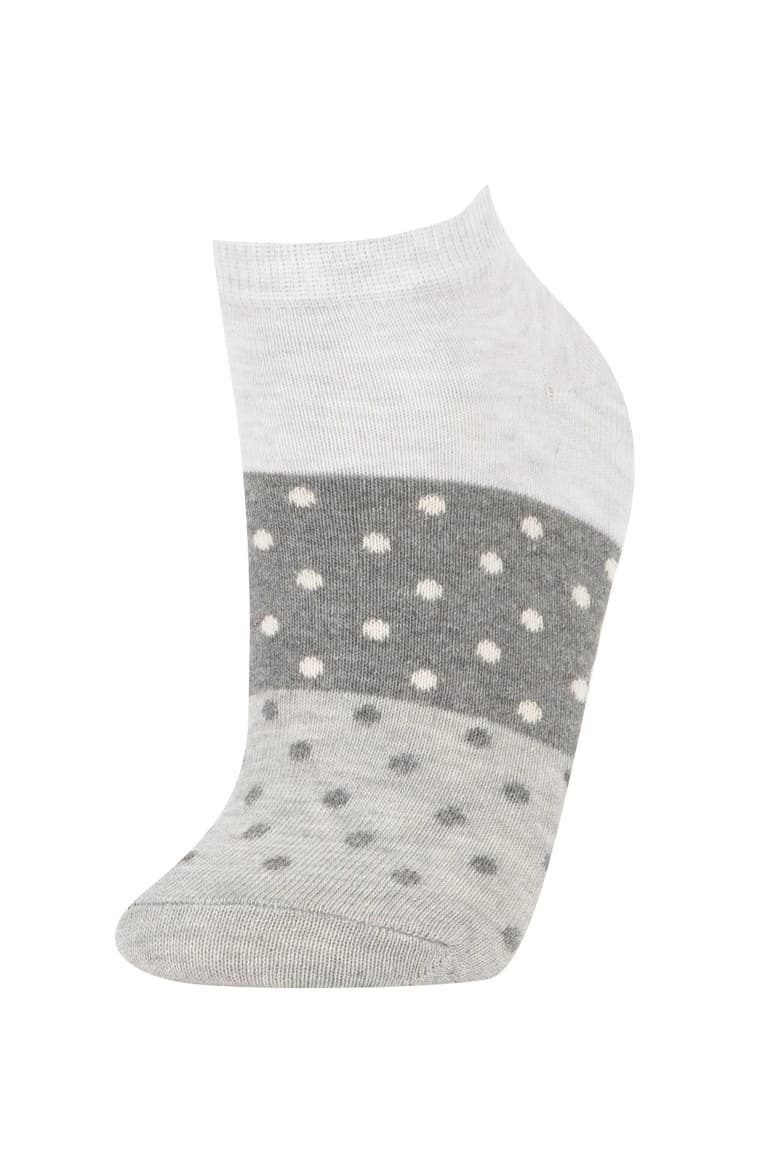Women Patterned 5-Pack Booties Socks