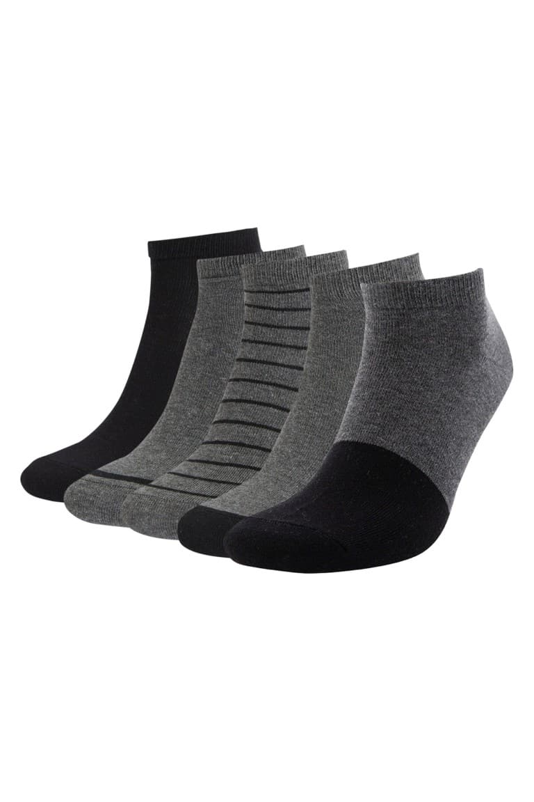 Men Patterned 5-Pack Ankle Socks