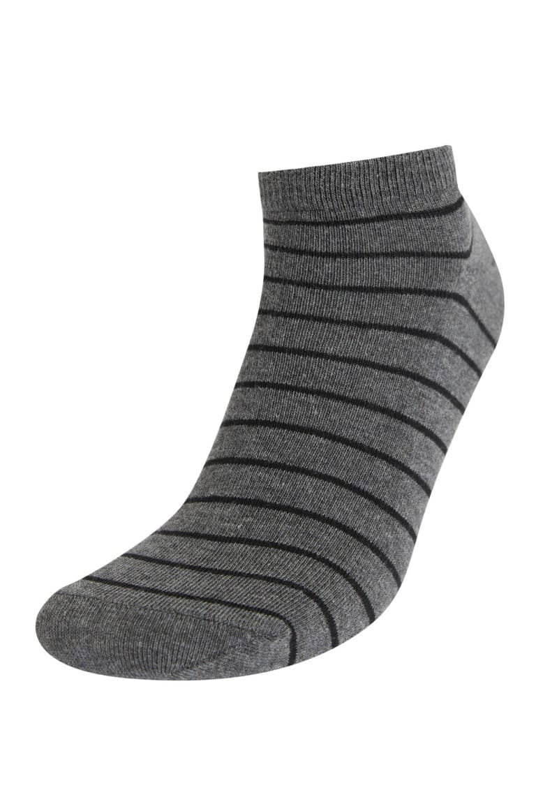 Men Patterned 5-Pack Ankle Socks