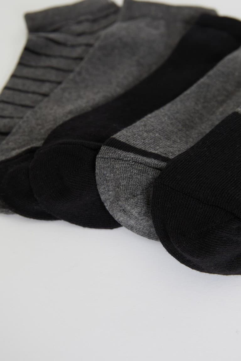 Men Patterned 5-Pack Ankle Socks
