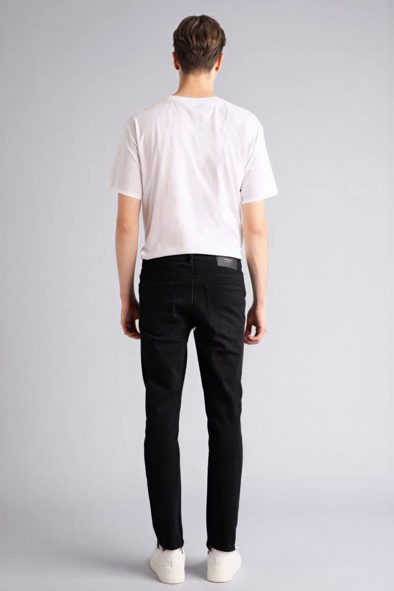 Pedro Slim Fit Narrow Mold Normal Waist Tight Leg Jean Pants