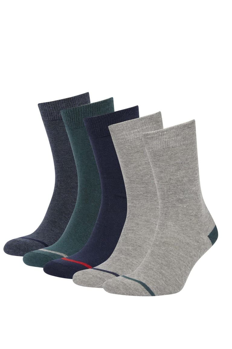 Mens Cotton 5-Pack Socks