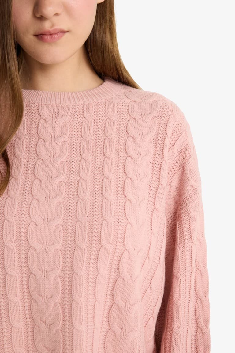 Cool Regular Fit Crew Neck Knit Sweater