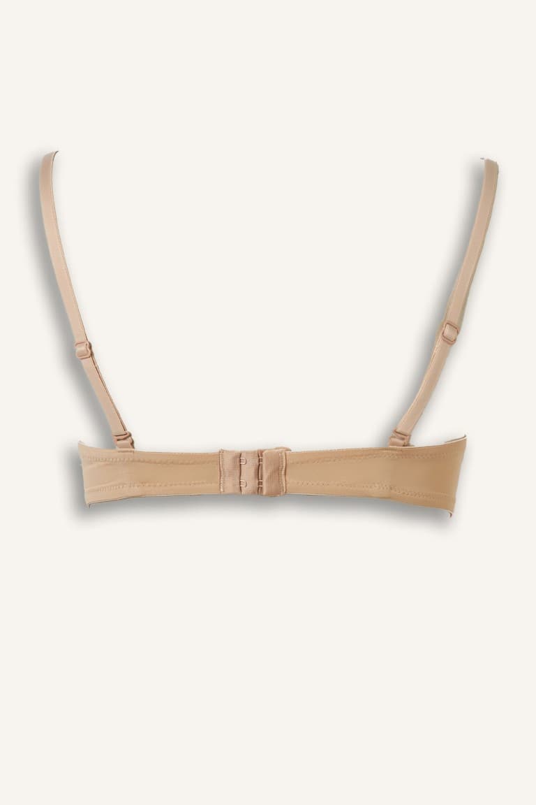 Micro Coated Half Padded Underwire Strapless Bra
