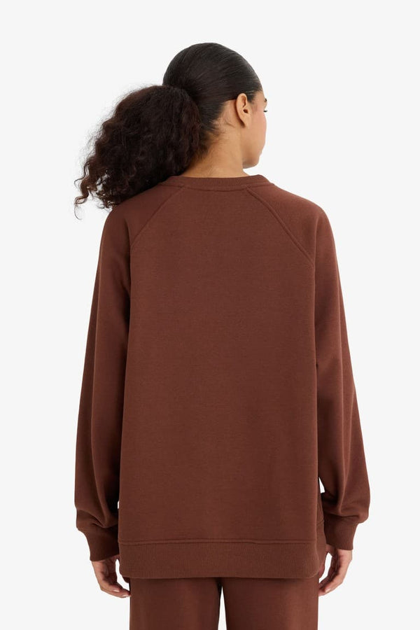 Oversized, loose fit, crew neck, basic, simple thick sweatshirt