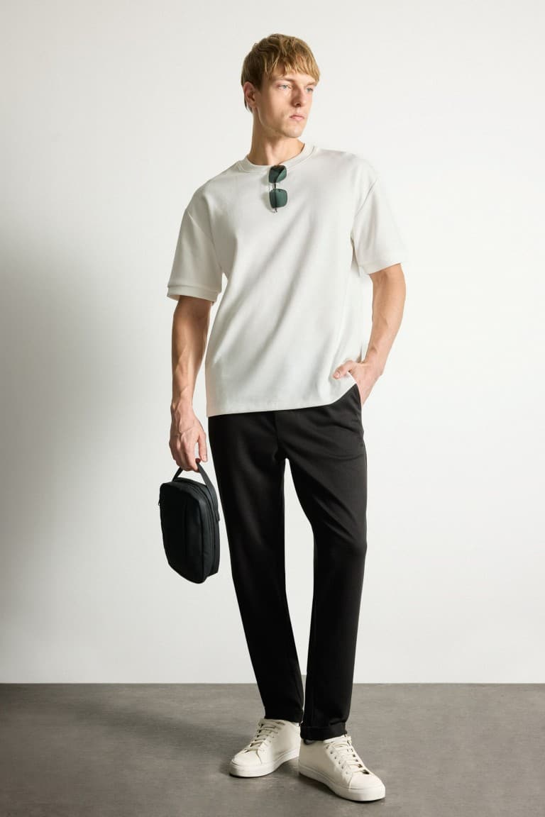 Jogger Double Leg Summer Comfortable Flexible Fabric Trousers Main image