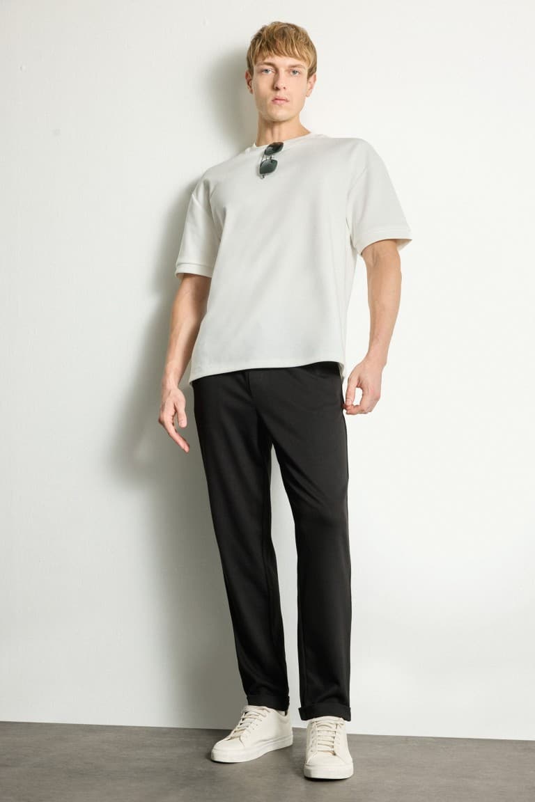 Jogger Double Leg Summer Comfortable Flexible Fabric Trousers