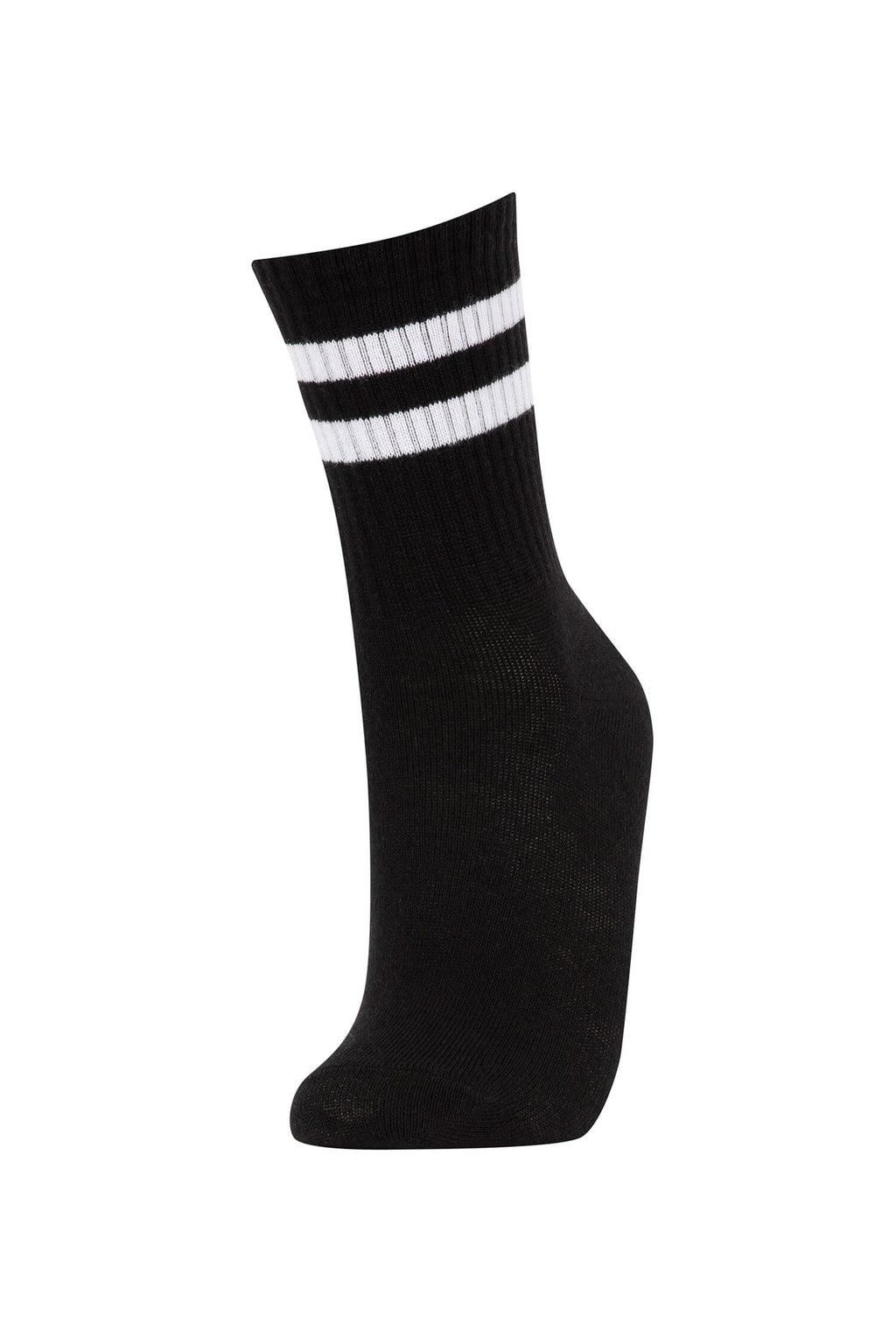 5-Pack Cotton Hoop Patterned Long Socks Boy