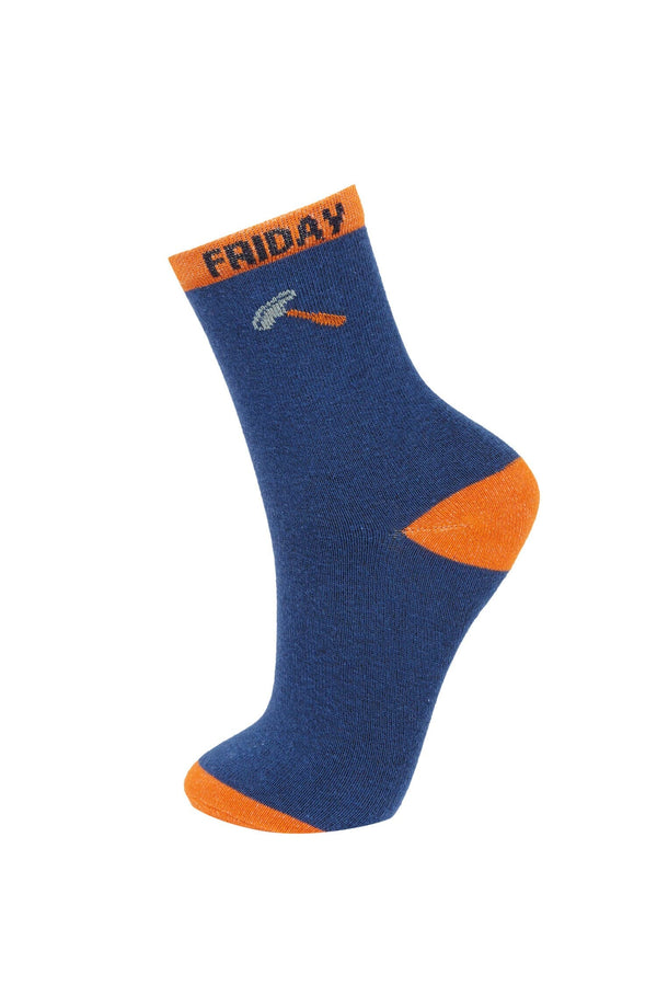 5 Pack Cotton Long Socks Boy