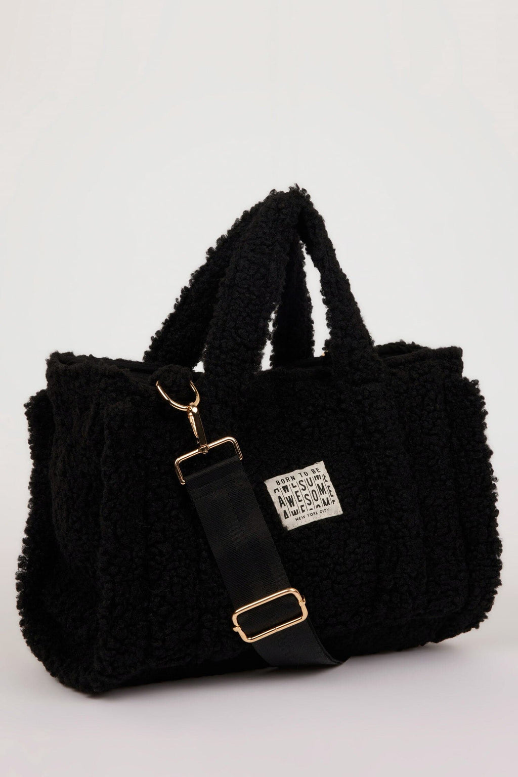 Women Printed Flat Plush Crossbody Bag