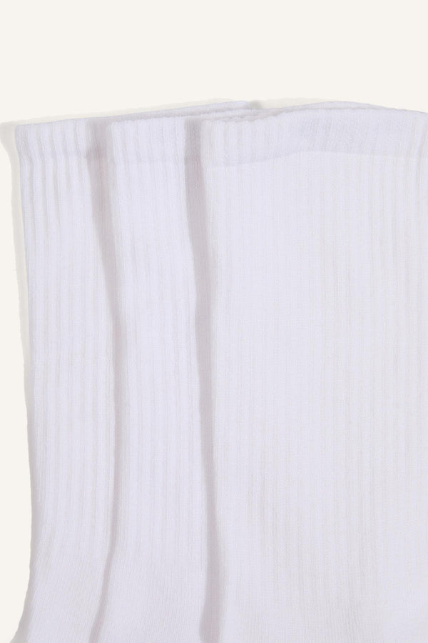 Men Comfortable Elastic 3-Pack Cotton Long Socks